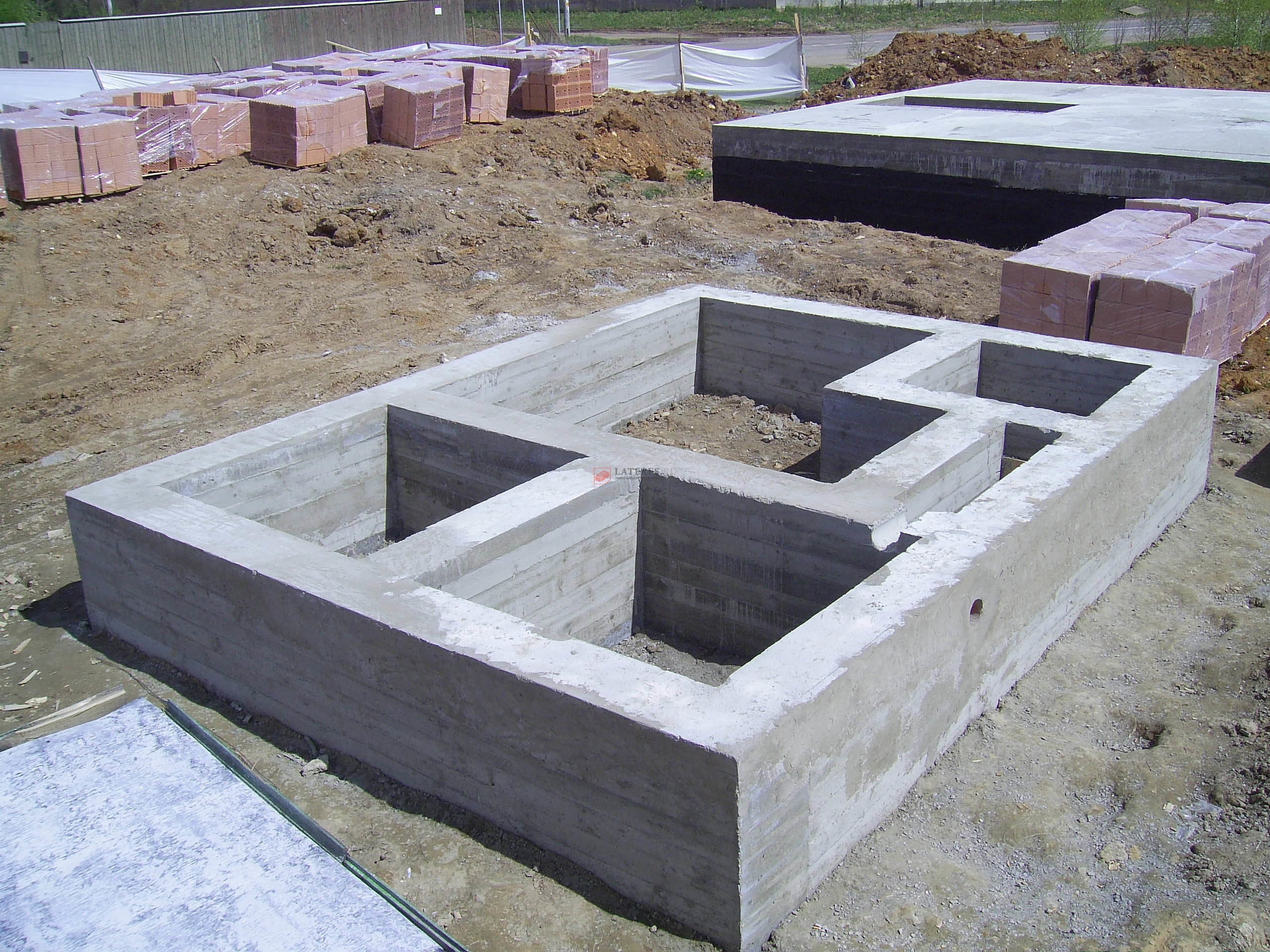 фото бетон для фундамента